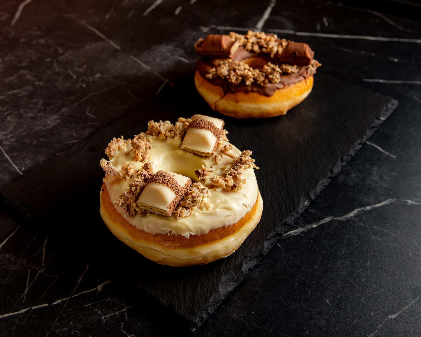 Duo de donuts gourmands